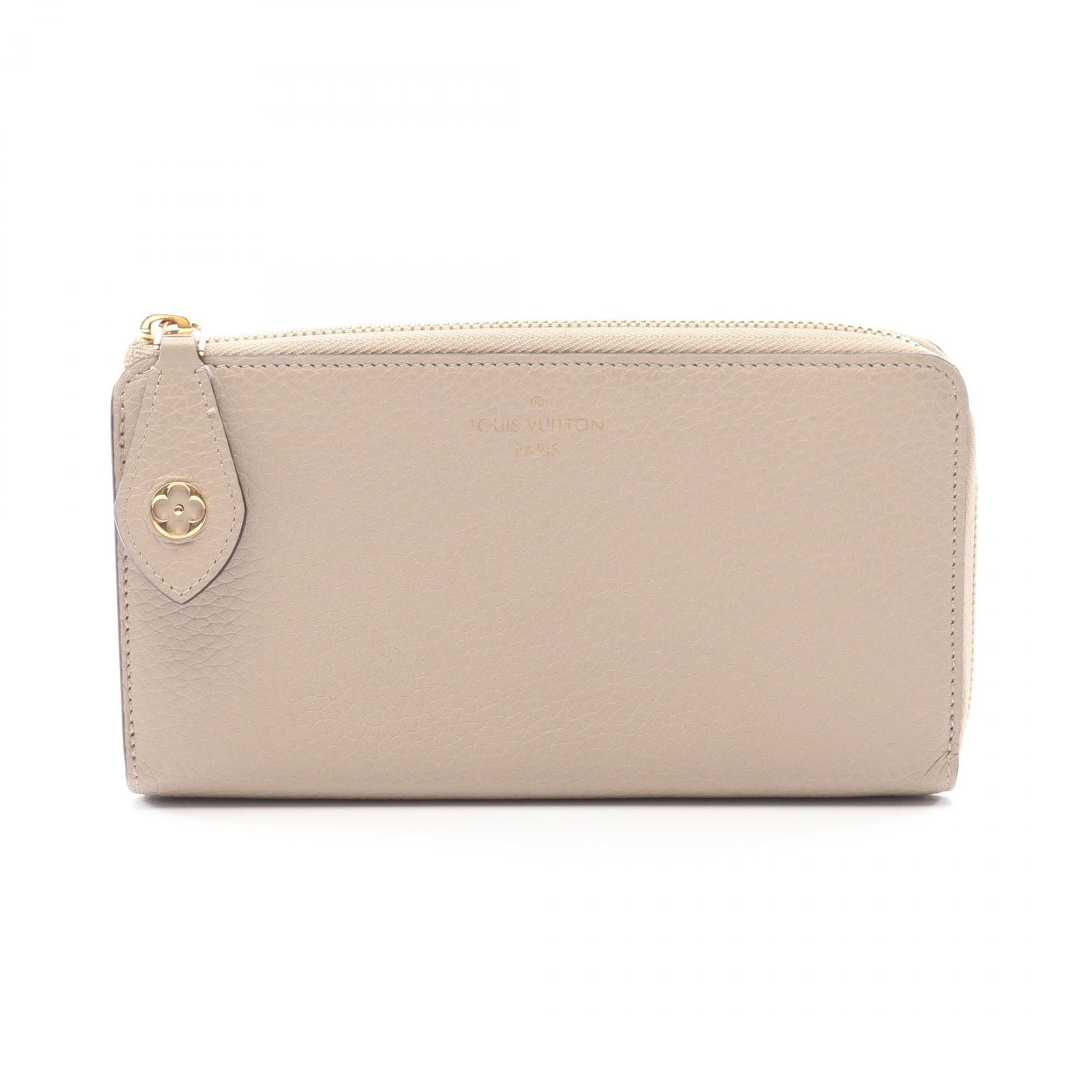 ルイ・ヴィトン LOUIS VUITTON ポルトフォイユ コメット ガレ L型ファスナー長財布 財布 トリヨンレザー トリヨンレザー レディース ベージュ系 M63104 【中古】