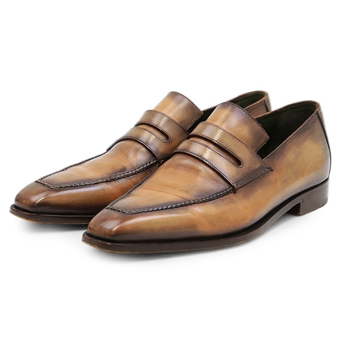 美品 ベルルッティ アンディー デムジュール ローファー メンズ ブラウン 表記サイズ(EU) Berluti
