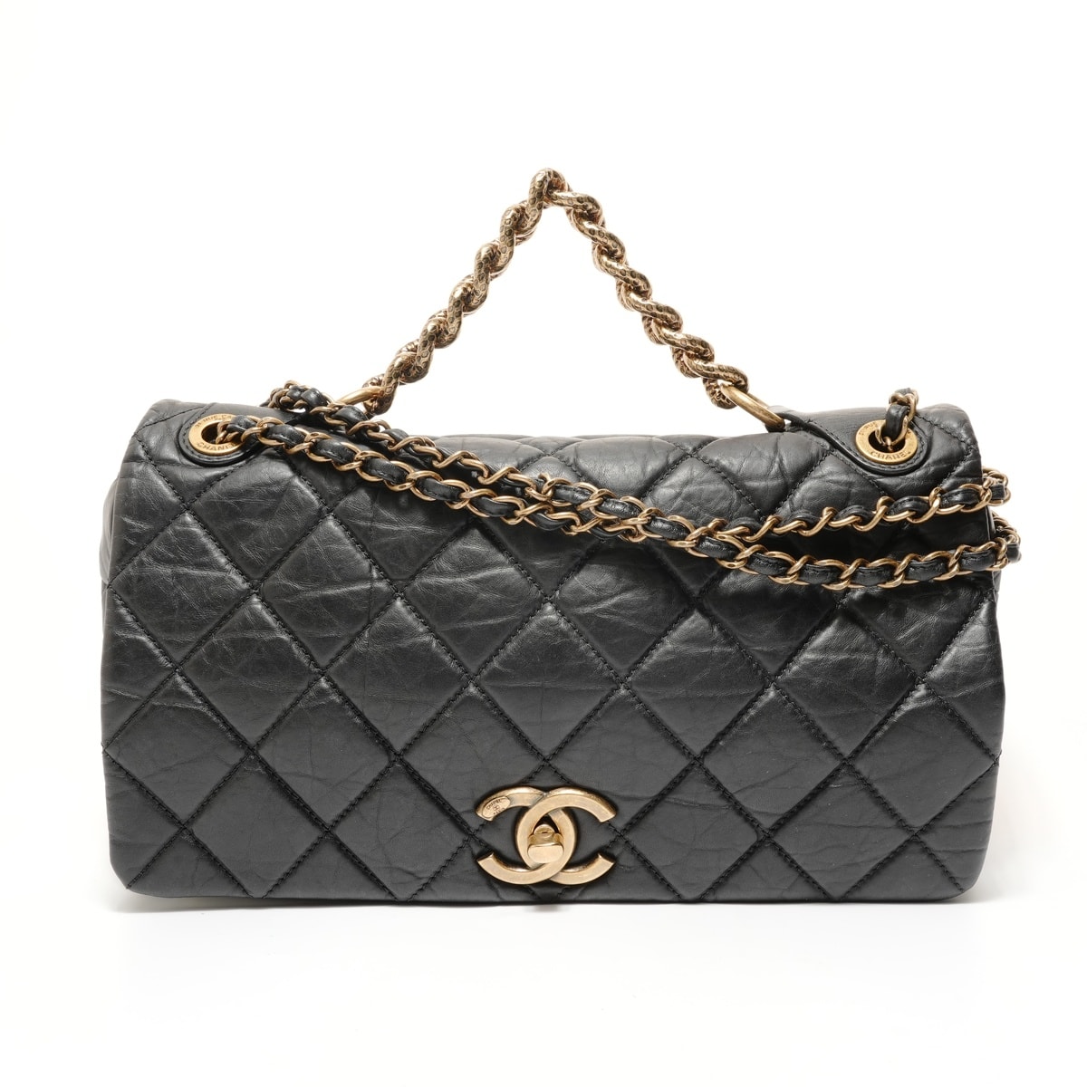 シャネル CHANEL 16番台 マトラッセ チェーン 2WAY ゴールド金具 ショルダーバッグ【中古】