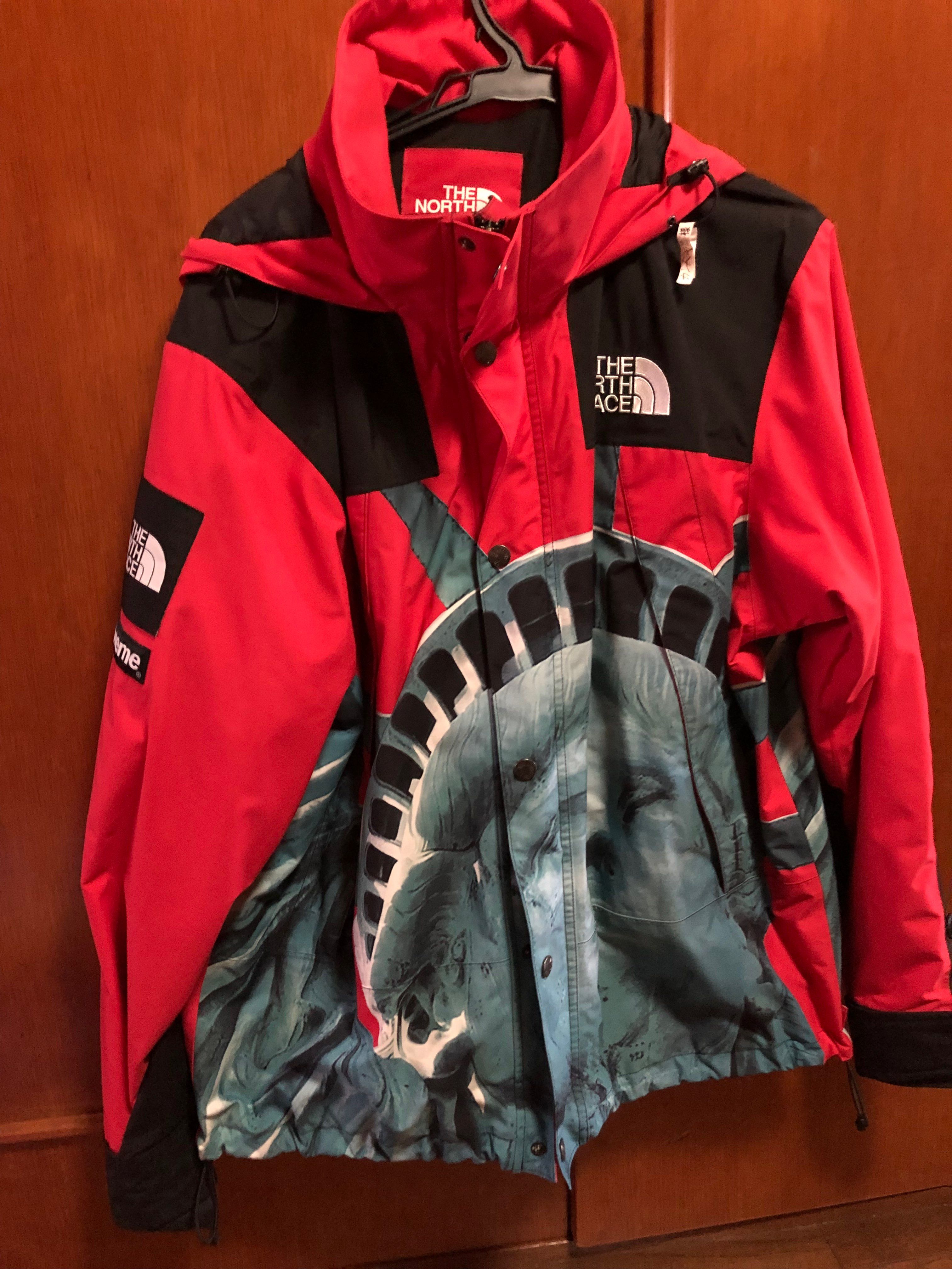 Supreme x The North Face Statue of Liberty Mountain Jacket "Red"