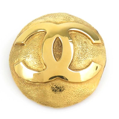 シャネル CHANEL ブローチ ヴィンテージ メタル ゴールド レディース【中古】 h32180i