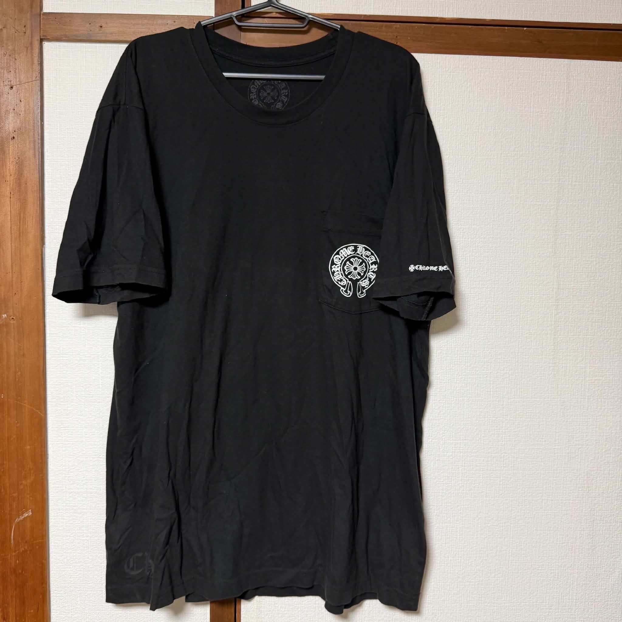 Chrome Hearts Horse Shoe Logo Pocket T-Shirt "Black"