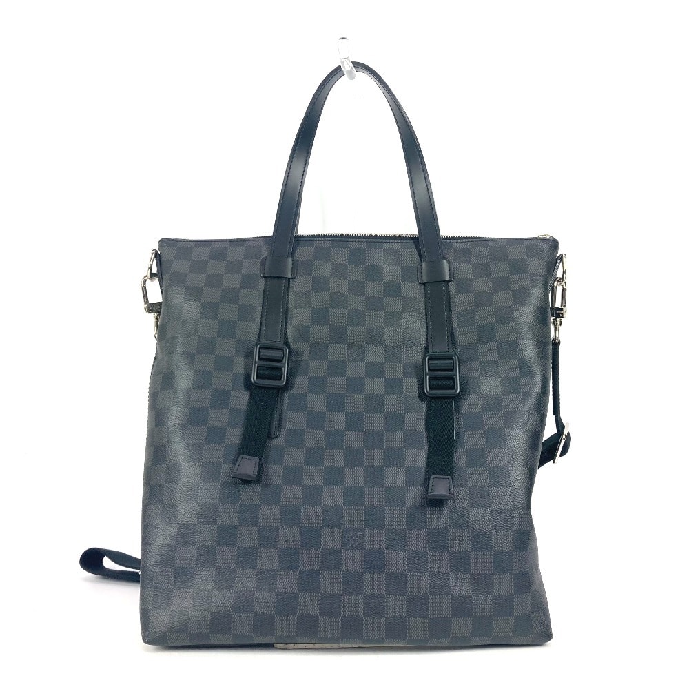ルイヴィトン LOUIS VUITTON スカイライン N41456 ダミエグラフィット 斜め掛け カバン トートバッグ 2WAYバッグ ショルダーバッグ ダミエグラフィットキャンバス ブラック 新品同様