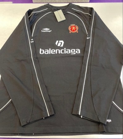 BALENCIAGA 長袖シャツ PARIS SOCCER メンズ