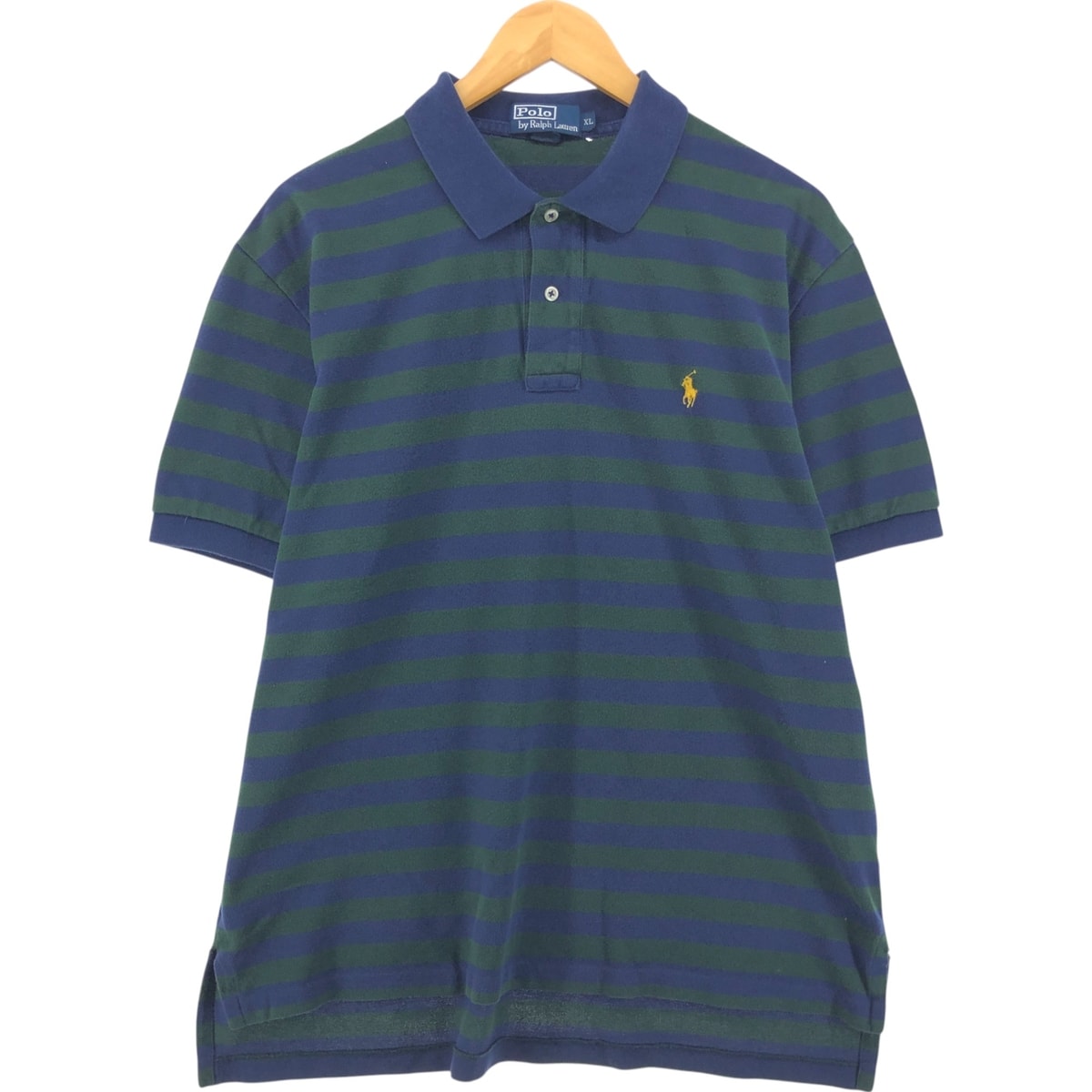 古着 ラルフローレン Ralph Lauren POLO by Ralph Lauren 半袖 ボーダー ポロシャツ メンズXL相当/eaa553503