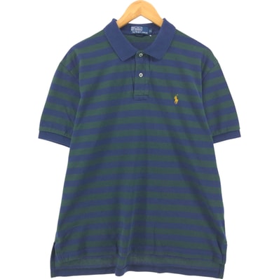 古着 ラルフローレン Ralph Lauren POLO by Ralph Lauren 半袖 ボーダー ポロシャツ メンズXL相当/eaa553503