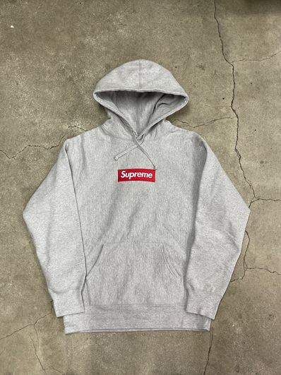 Supreme Box Logo Hooded Sweatshirt "Heather Grey" (16FW)