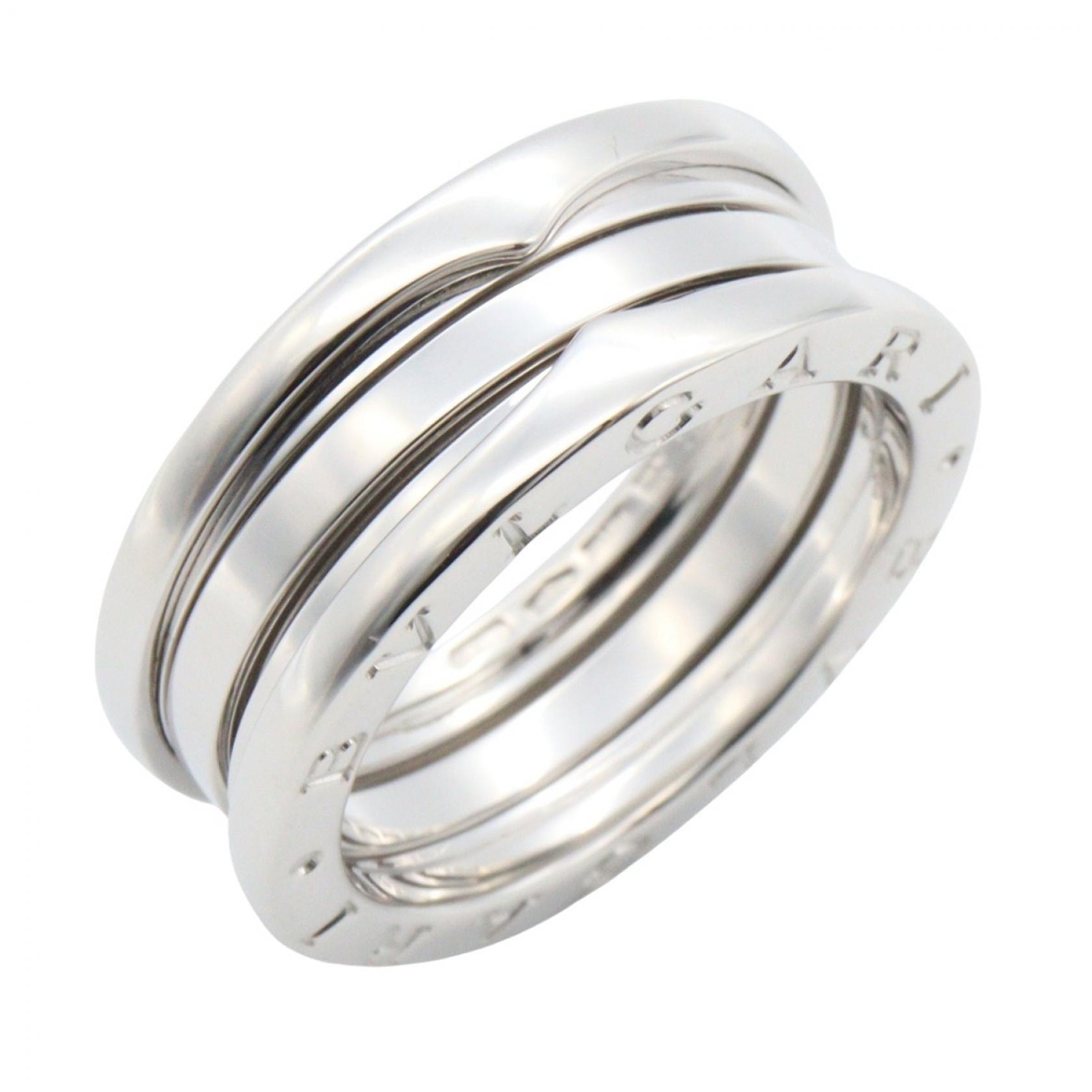 ブルガリ BVLGARI B-zero1 ビーゼロワン リング 3バンド リング・指輪 ジュエリー K18WG(ホワイトゴールド) メンズ レディース シルバー系 346583 【中古】