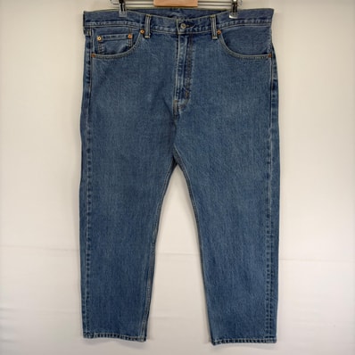 古着 リーバイス Levi's デニム パンツ 505 大きいサイズ 5ポケット ジーンズ ジーパン ジッパーフライ W40 L30 ブルー系 メンズ