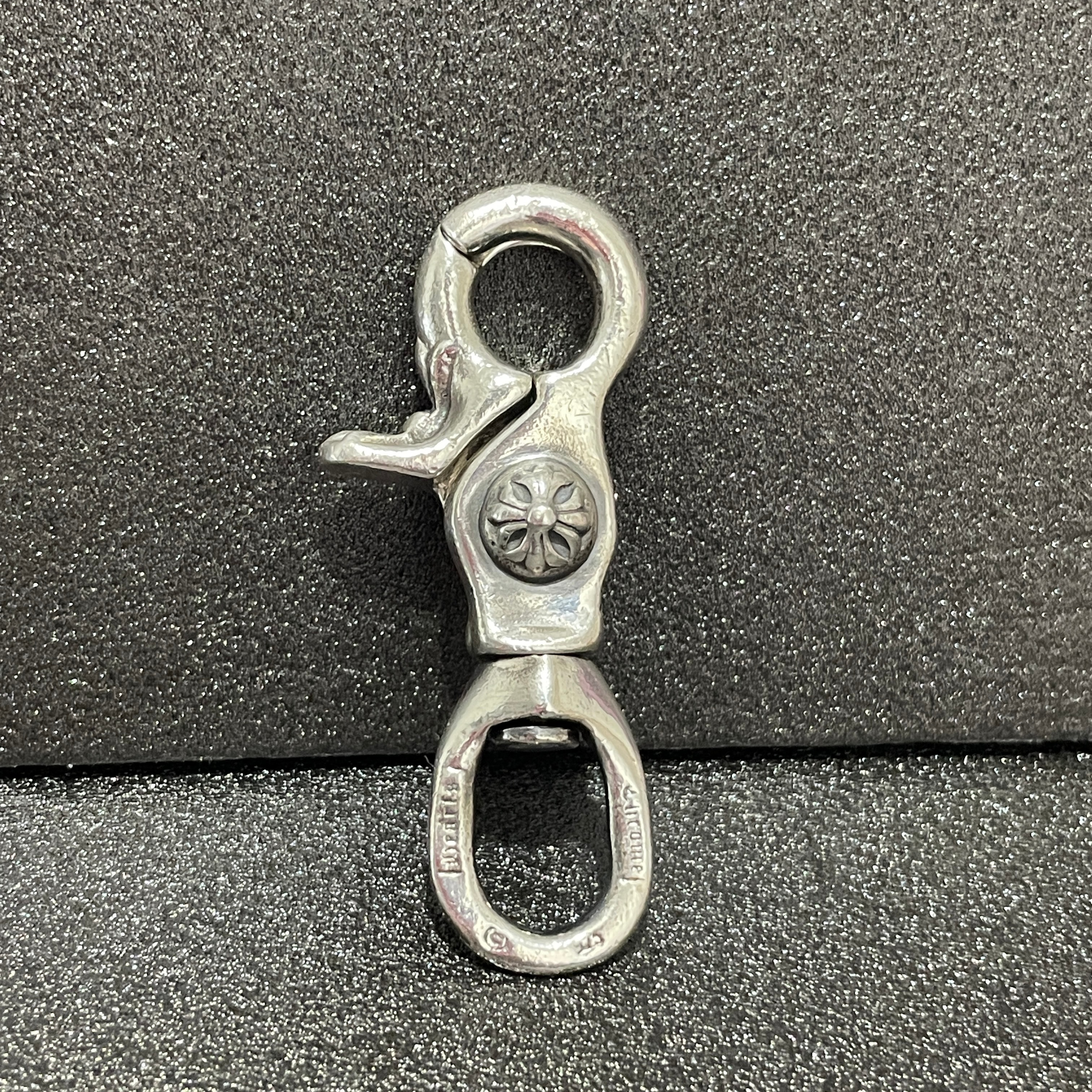 Chrome Hearts Clip Swivel Cross Ball "Silver"