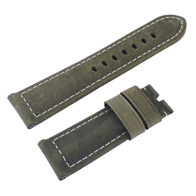 未使用 保管品 PANERAI パネライ 純正 レザーベルト 尾錠用 24mm カーキ メンズ 時計ベルト