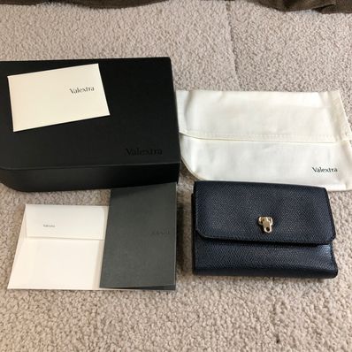 Valextra Double City Wallet "Navy"