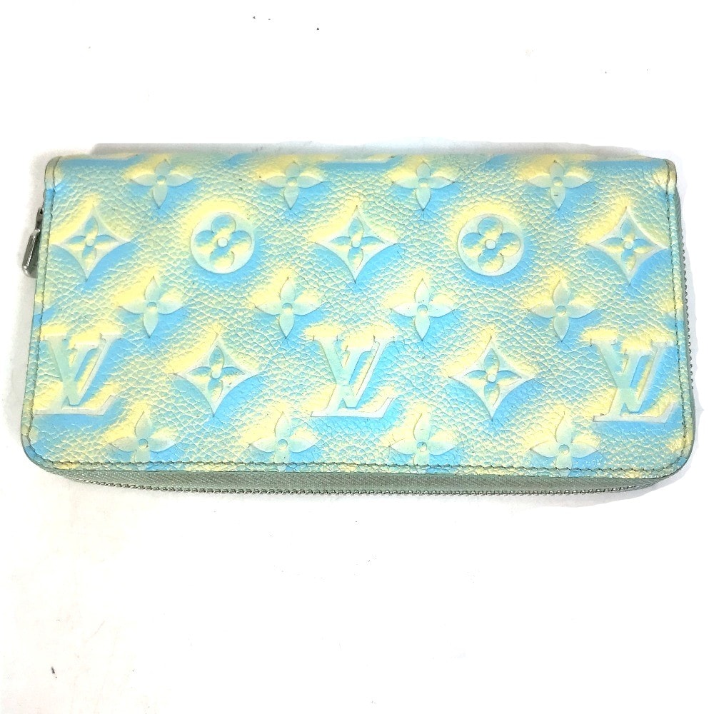 ルイヴィトン LOUIS VUITTON ジッピーウォレット M81466 モノグラムアンプラント ラウンドファスナー 長財布 モノグラムアンプラントレザー ヴェール・ドー イエロー