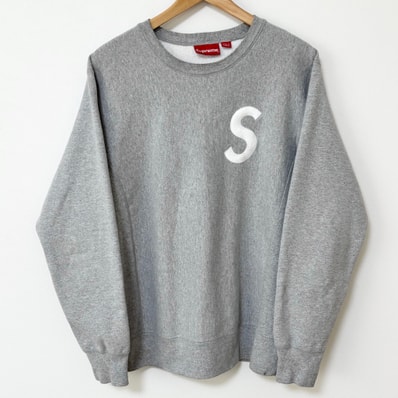 Supreme S Logo Crewneck シュプリーム Sロゴ クルーネック グレー