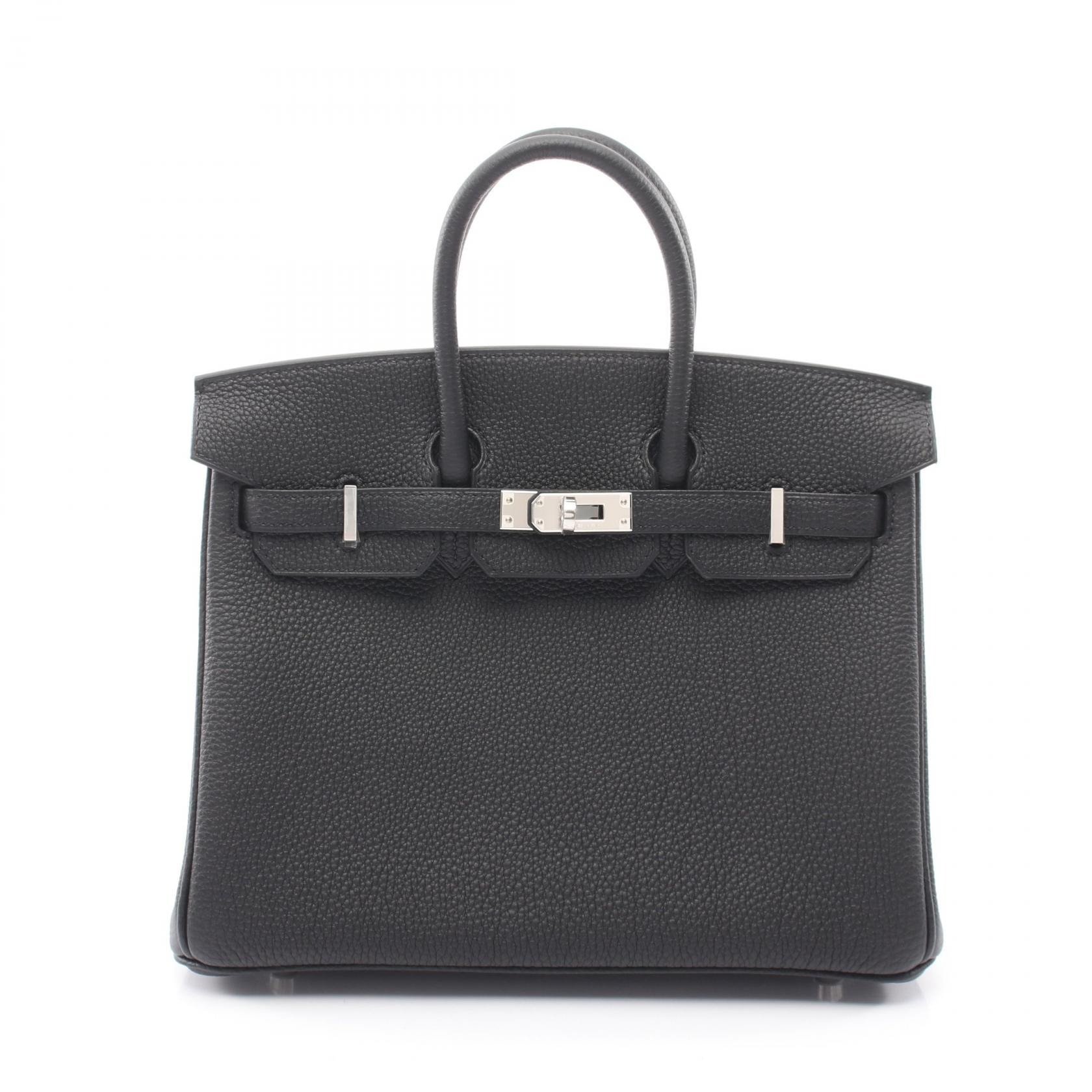 エルメス HERMES バーキン25 ハンドバッグ バッグ レザー トゴ トゴ ブラック(エルメス) レディース ブラック系 【中古】