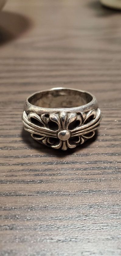 Chrome Hearts Floral Cross Ring "Silver"