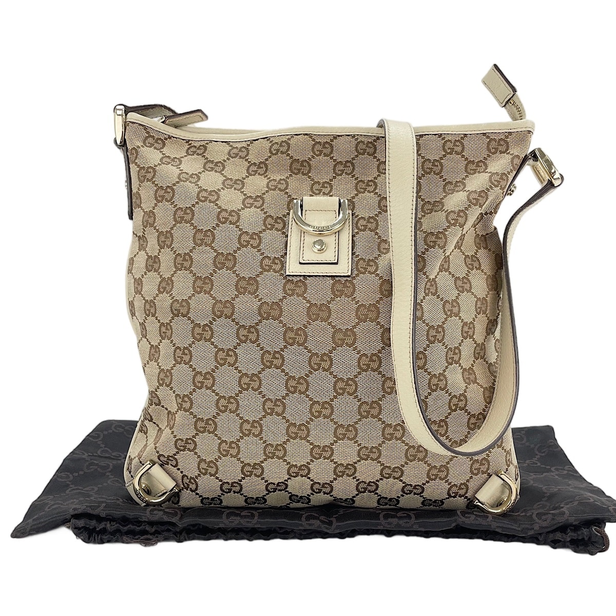 グッチ GUCCI GGキャンバス アビー ショルダーバッグ【中古】