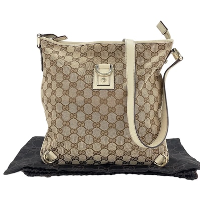 グッチ GUCCI GGキャンバス アビー ショルダーバッグ【中古】