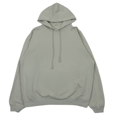 AURALEE オーラリー 20SS A20SP01GU SUPER SOFT SWEAT BIG B/O スーパー ソフト スウェット プルオーバー パーカー フーディー ライトグレー系 4【中古】