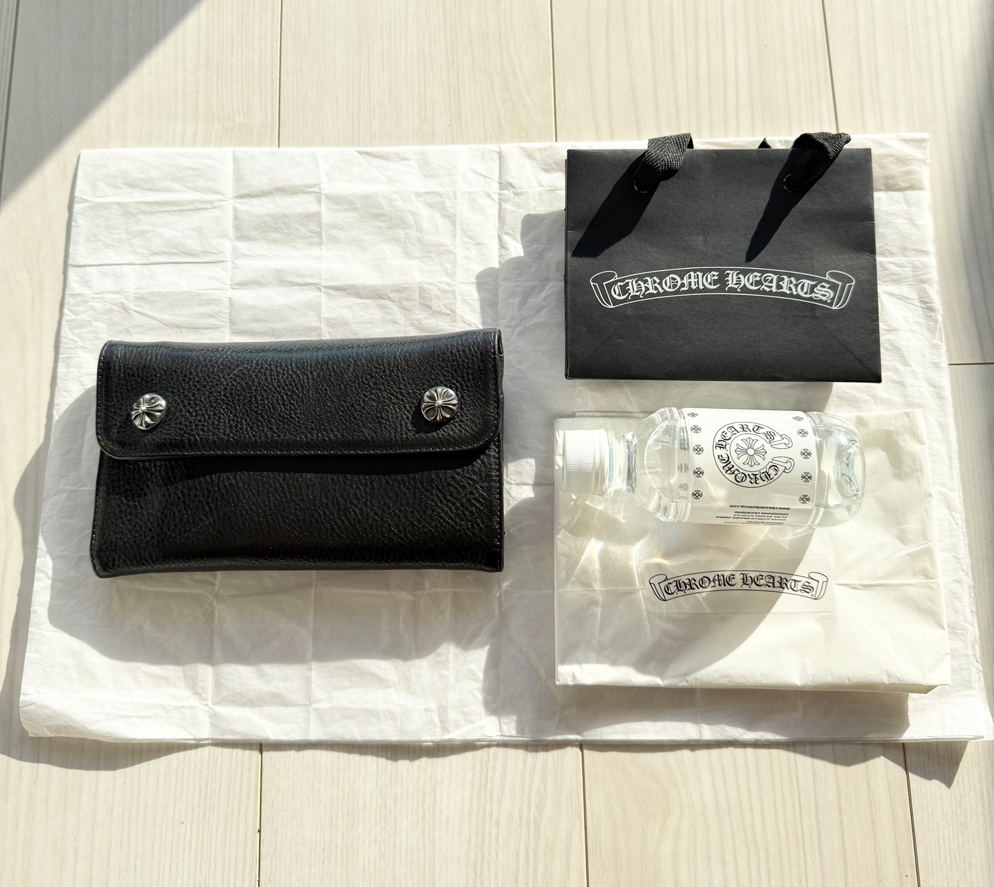 【2021年購入・未使用クラス・SSSランク超美品】クロムハーツ CHROME HEARTS ウェーブ WAVE ウォレット 財布