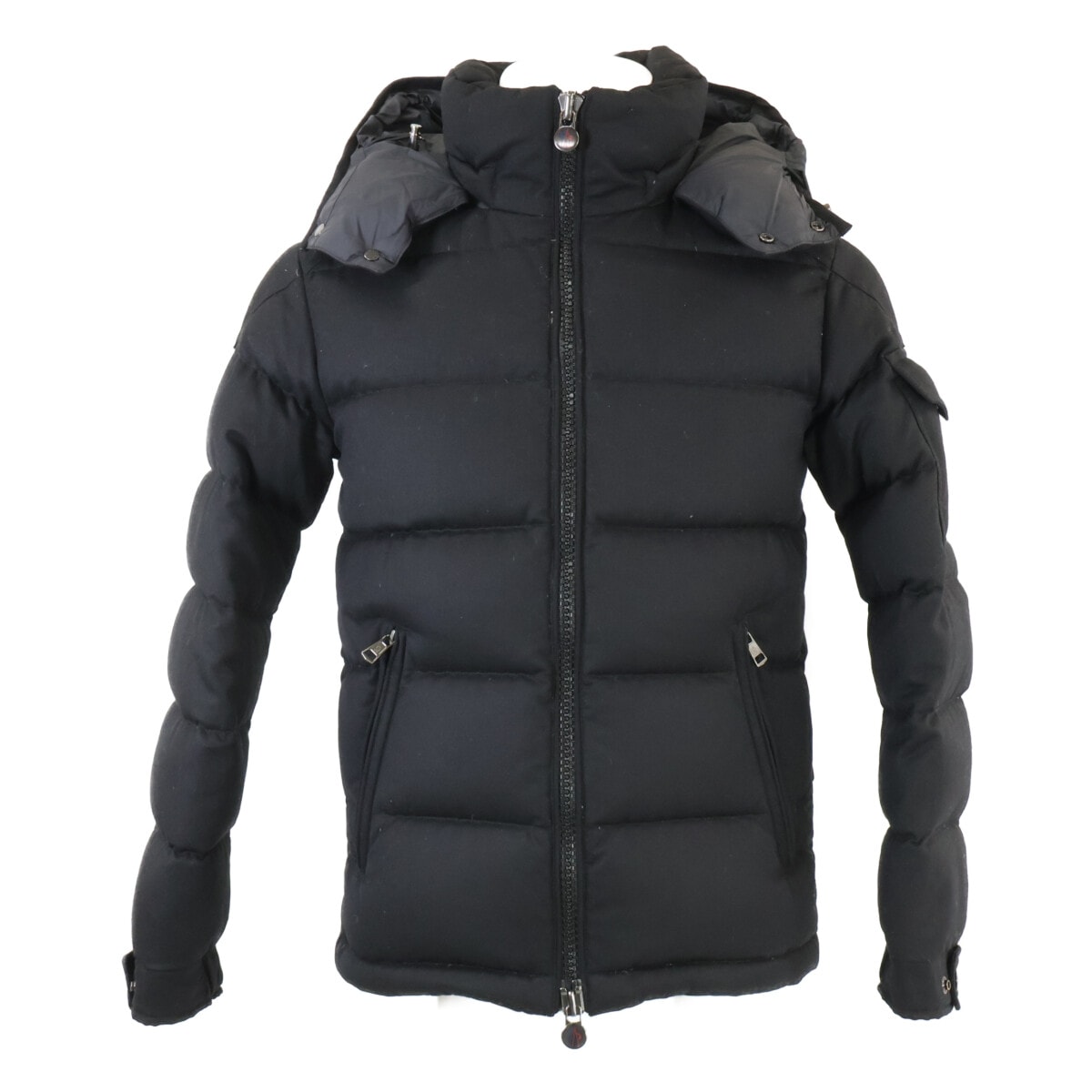 モンクレール MONTGENEVRE モンジュネーブル  フーデッドダウンジャケット O