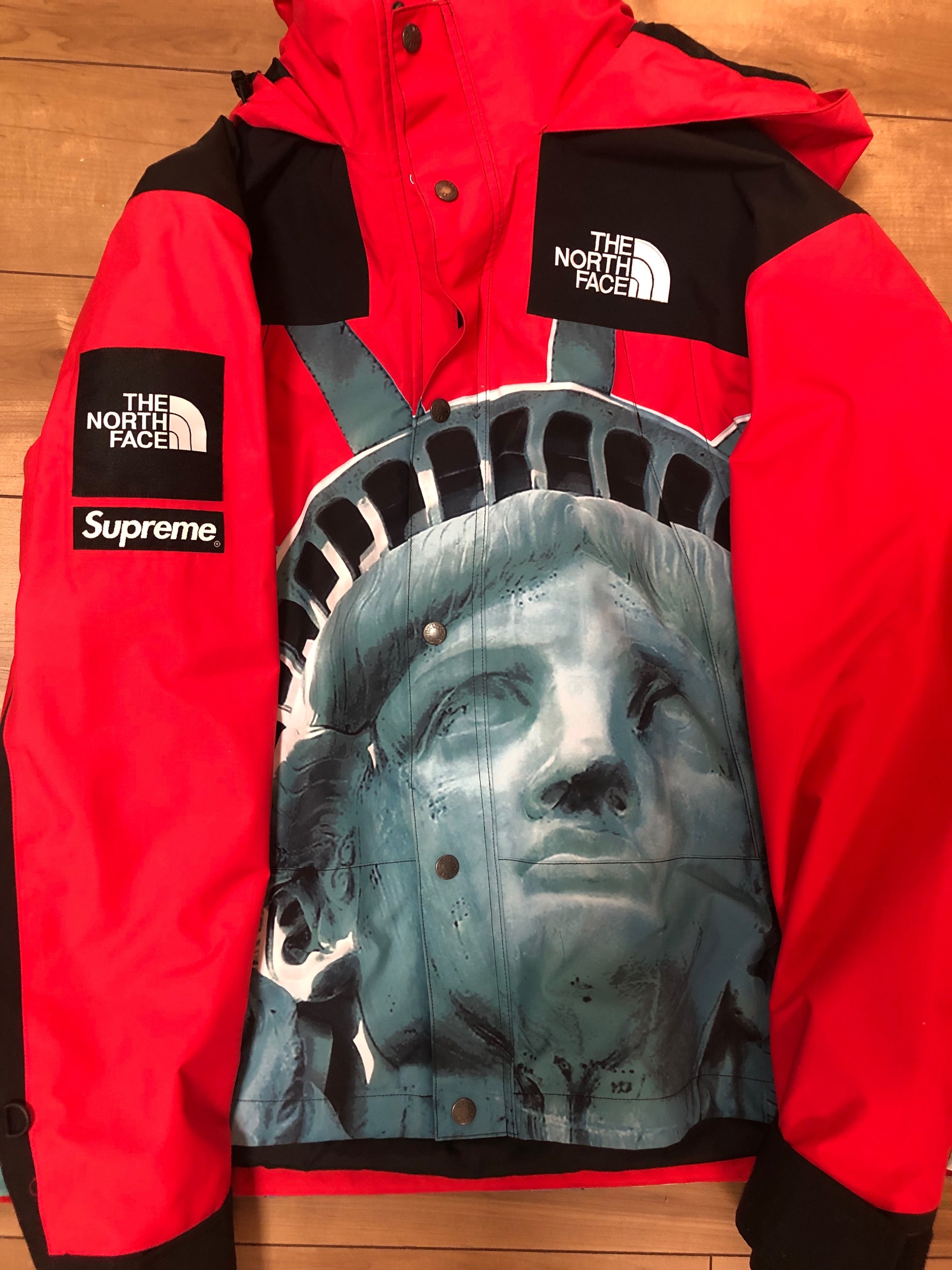 Supreme x The North Face Statue of Liberty Mountain Jacket "Red"