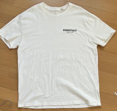 FEAR OF GOD Essentials Boxy Logo T-shirt "White"