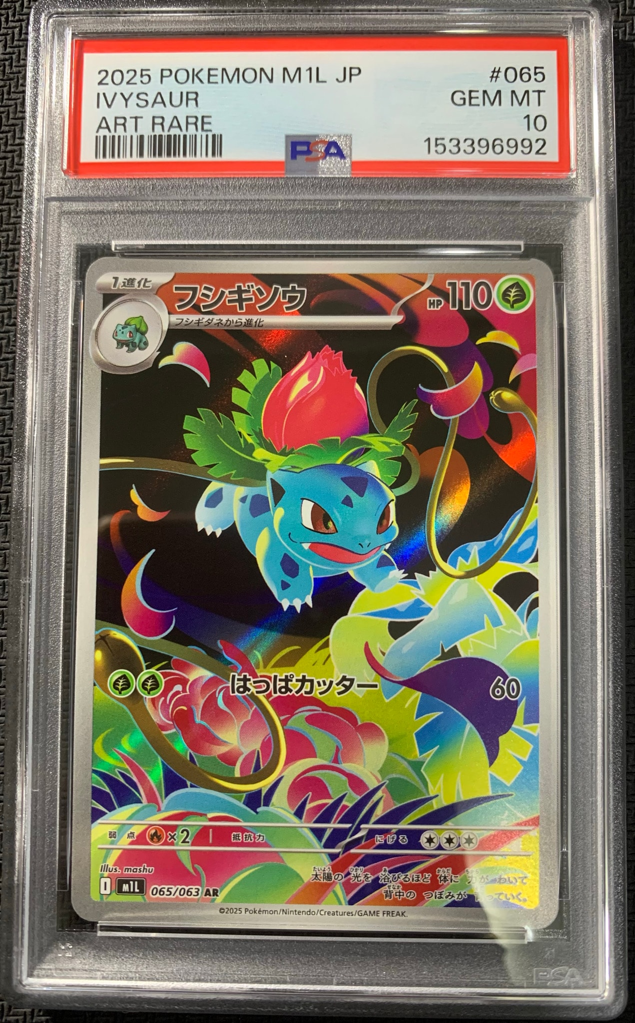 【PSA9】フシギソウ AR メガブレイブ 065／063 フシギソウ AR フシギソウ AR [M1L 065/063](拡張パック「メガブレイブ」)通販・買取
