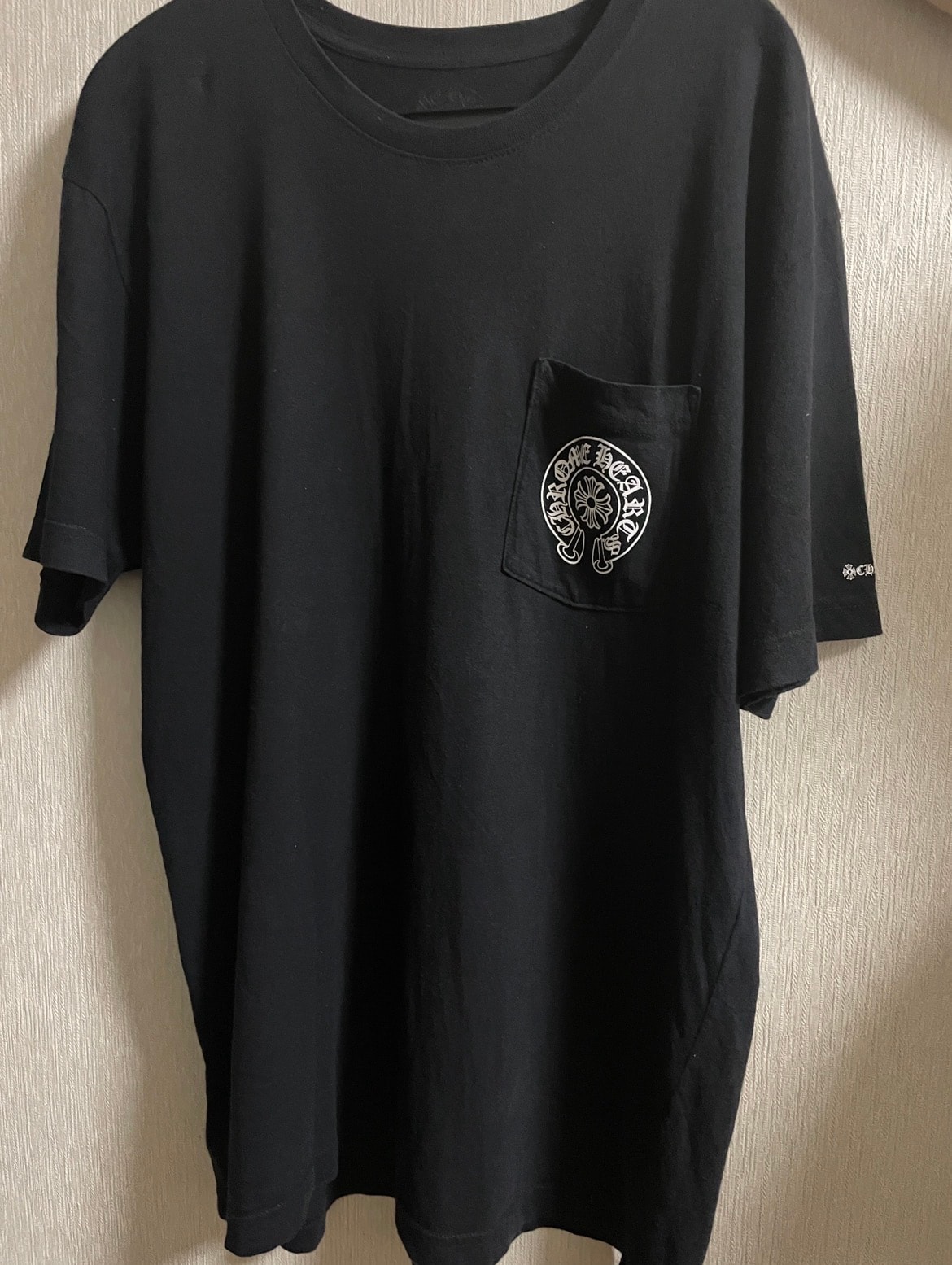 Chrome Hearts Horse Shoe Logo Pocket T-Shirt "Black"