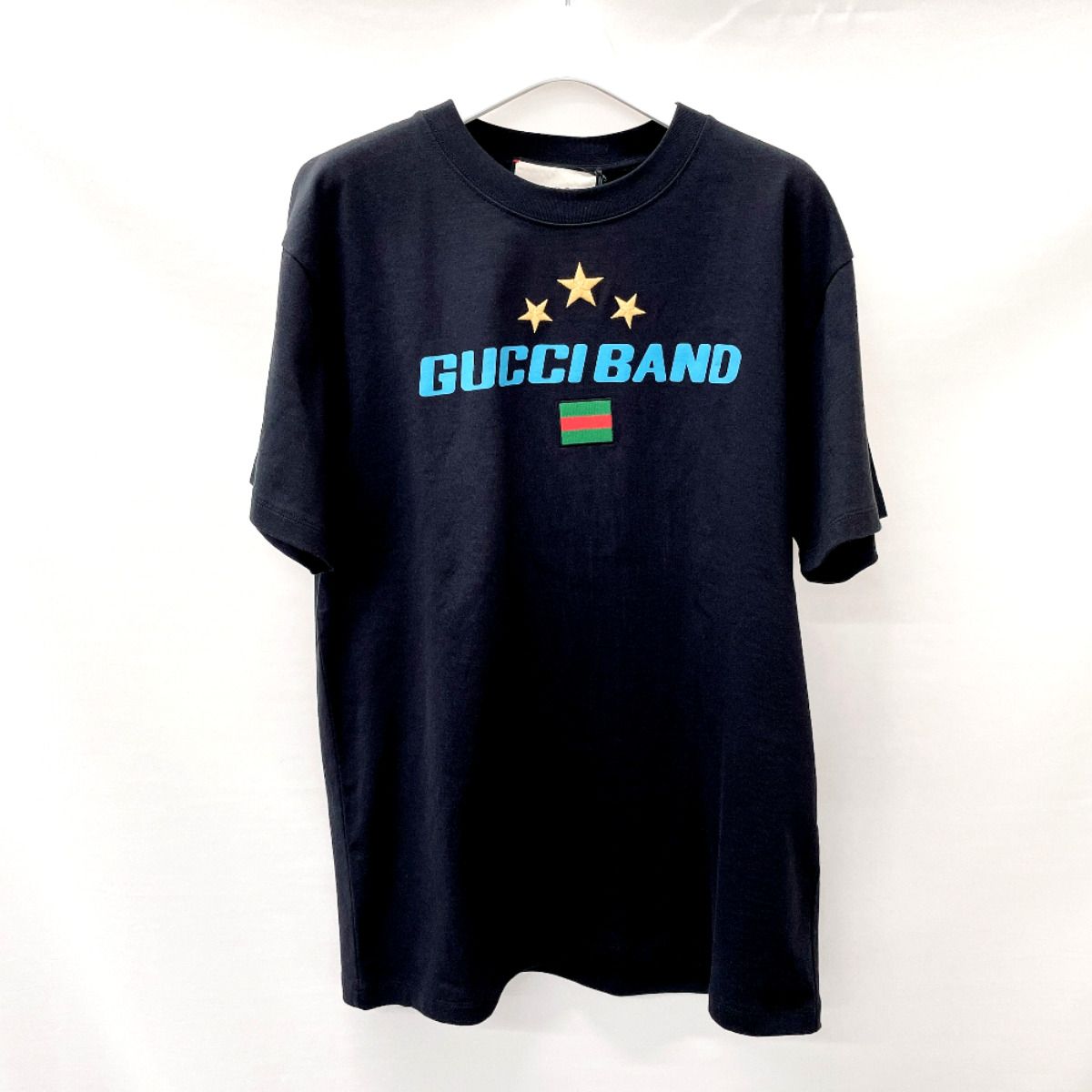 グッチ 半袖Tシャツ GUCCI BAND   ブラック