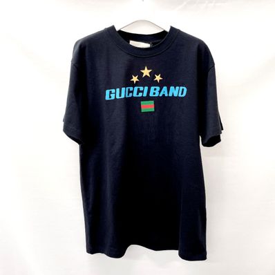 グッチ 半袖Tシャツ GUCCI BAND ブラック