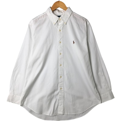 古着 ラルフローレン Ralph Lauren CLASSIC FIT 長袖 ボタンダウンシャツ メンズL相当/eaa548345