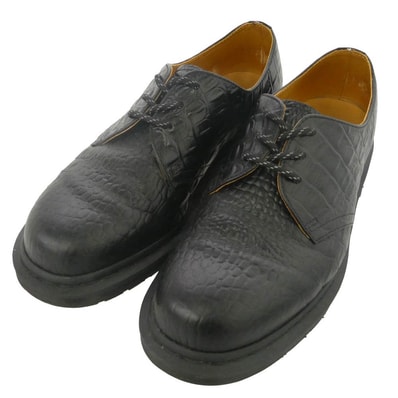 SOPHNET. ソフネット Dr.Martens ドクターマーチン 1461 × Dr.Martens ドクターマーチン × END. エンド CROC END SOPH クロコ加工 3ホールシューズ ブラック系 42 US9【中古】