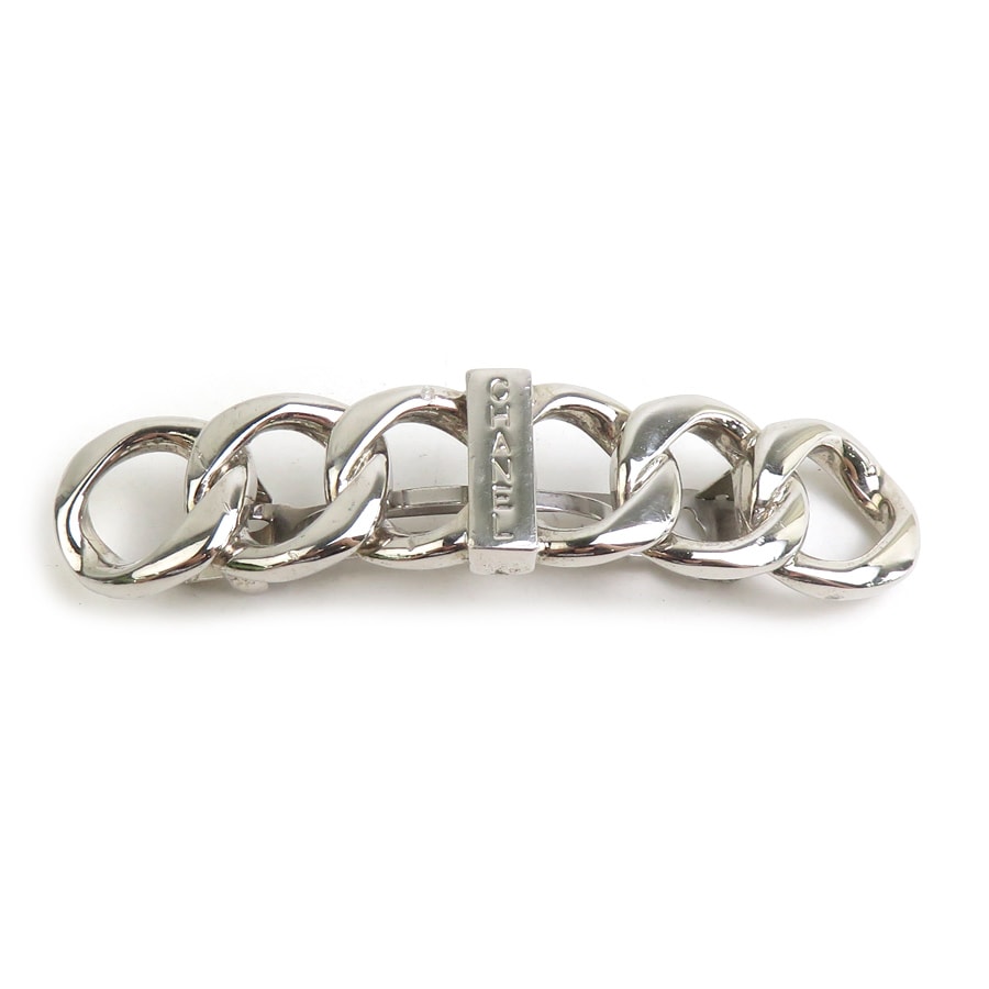 シャネル CHANEL バレッタ メタル シルバー レディース【中古】 e62346i