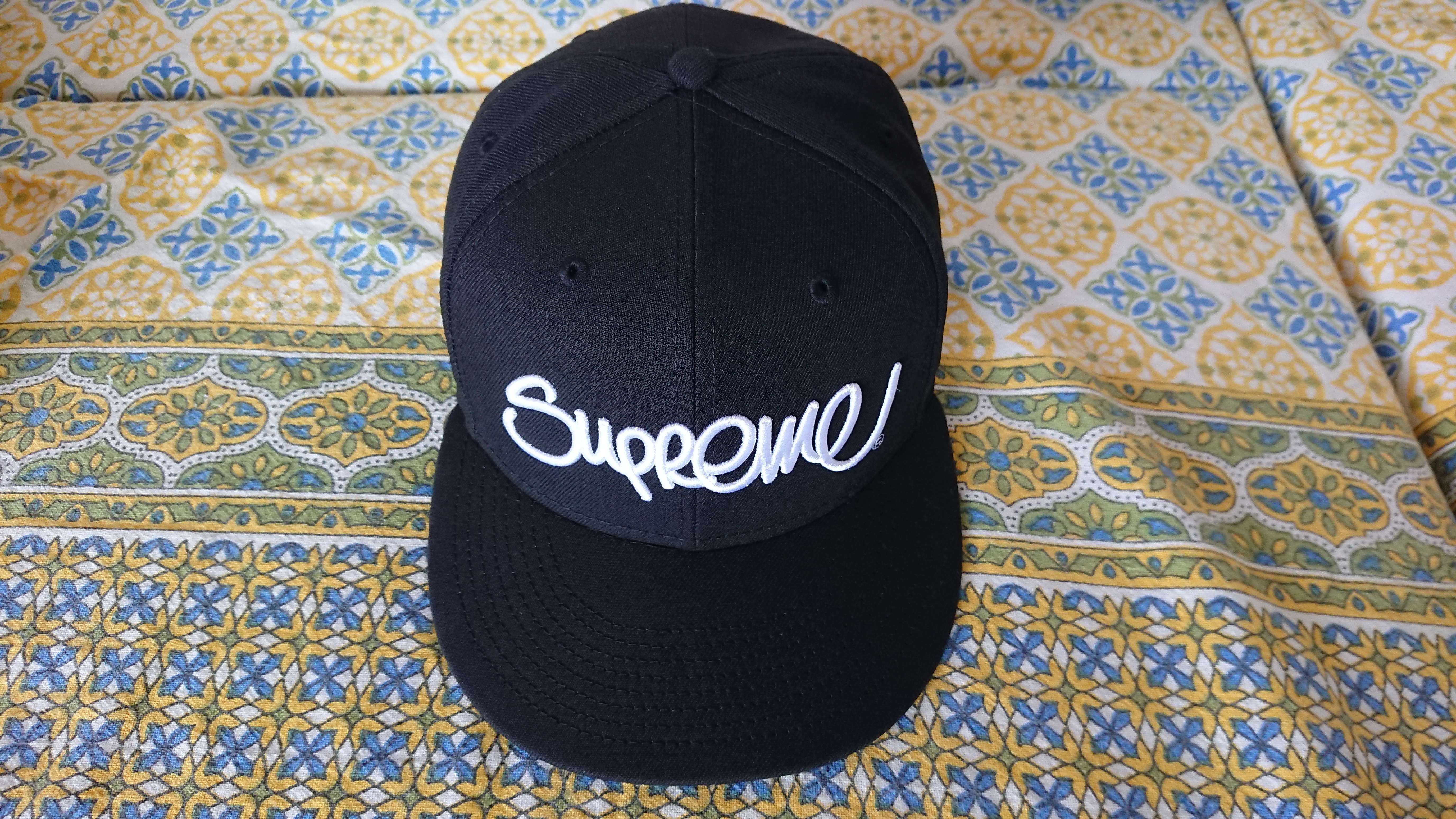 Supreme Handstyle New Era "Black"