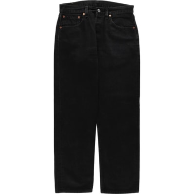 古着 90年代 リーバイス Levi's 6501-0660 ブラックデニム ストレートデニムパンツ USA製 レディースXL(w31)相当 ヴィンテージ/eaa649229