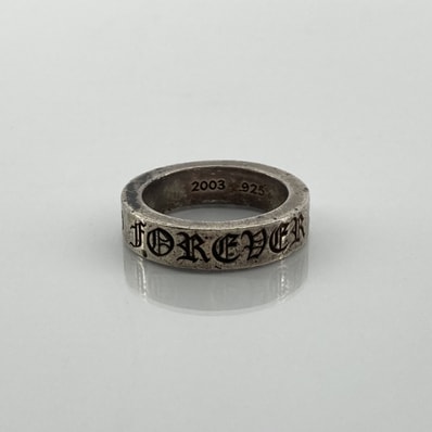 CHROME HEARTS(クロムハーツ) SPACER FOREVER 6mm スペーサーフォーエバー SV925 リング・指輪 11.73g シルバー