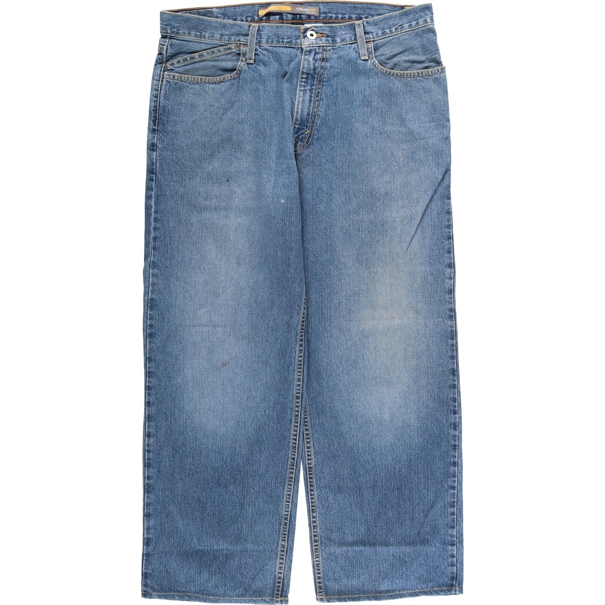 古着 00年代 リーバイス Levi's SILVER TAB シルバータブ LOW+LOOSE ロールーズ ストレートデニムパンツ メンズw37相当/evb033186