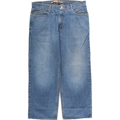 古着 00年代 リーバイス Levi's SILVER TAB シルバータブ LOW+LOOSE ロールーズ ストレートデニムパンツ メンズw37相当/evb033186