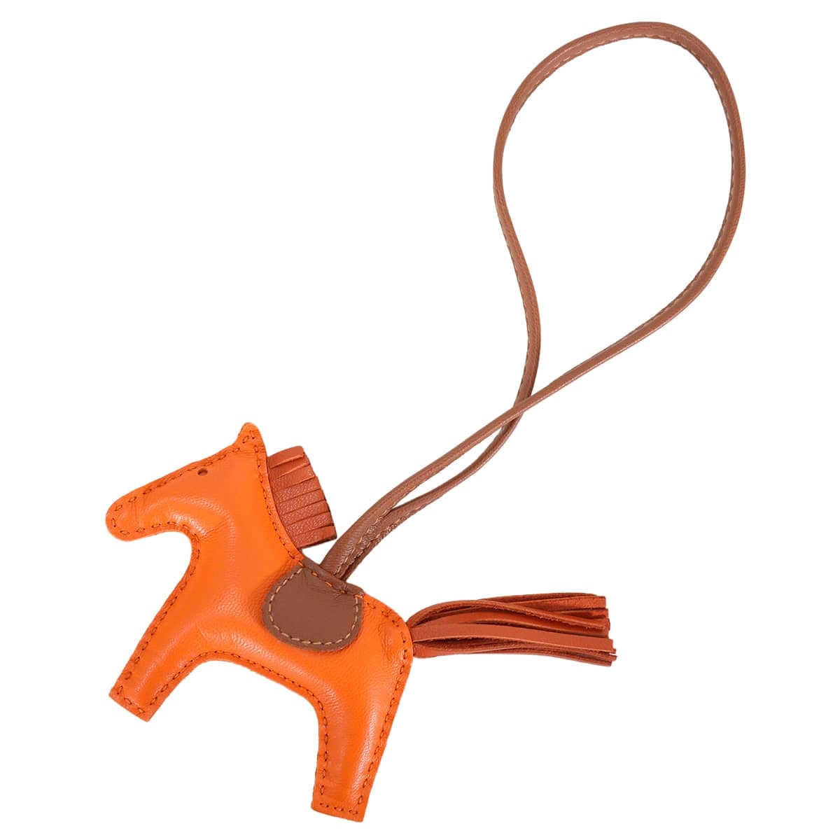 【渋谷並木橋店】HERMES エルメス バッグチャーム ロデオ PM フーオレンジ/コーネリアン (コルナリン)/フォーヴ アニョーミロ(ラム) 新品未使用