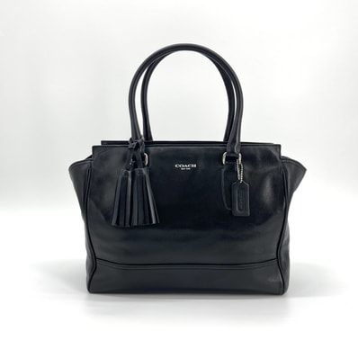 COACH(コーチ) レガシー レザー キャンダス キャリーオール 19890 トートバッグ ブラック