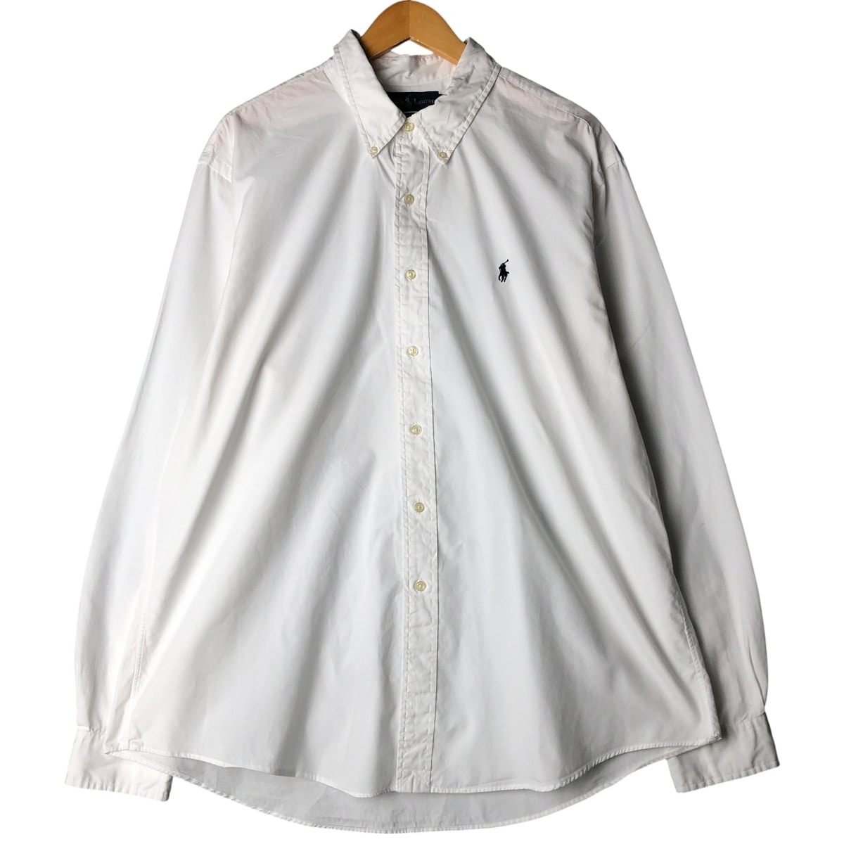 古着 ラルフローレン Ralph Lauren CUSTOM FIT 長袖 ボタンダウンシャツ メンズXXL相当/eaa596575