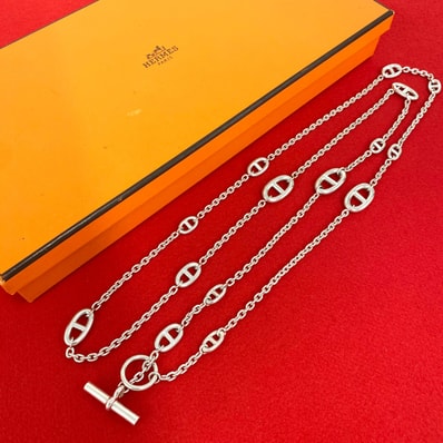 HERMES エルメス ファランドール ネックレス シルバー925 ネックレス シルバー
25471