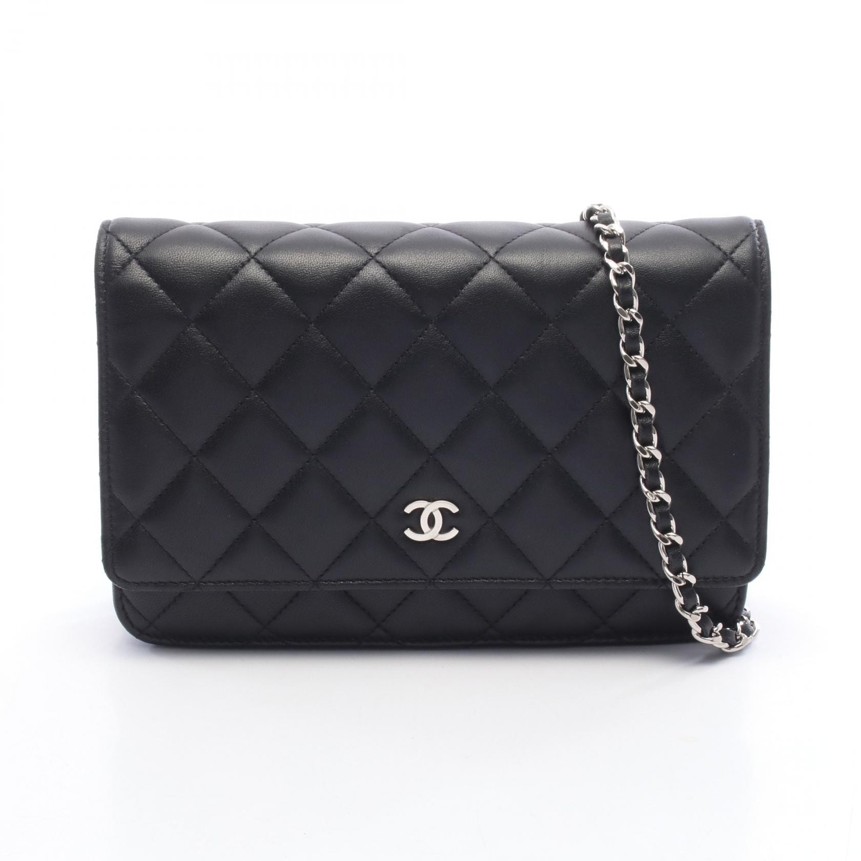 シャネル CHANEL マトラッセ ショルダーバッグ バッグ ラムスキン(羊革) レディース ブラック系 【中古】