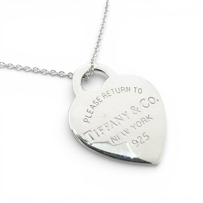 TIFFANY&Co. ティファニー ネックレス シルバー925 シルバー レディース リターン トゥ ティファニー ハートタグ【中古】