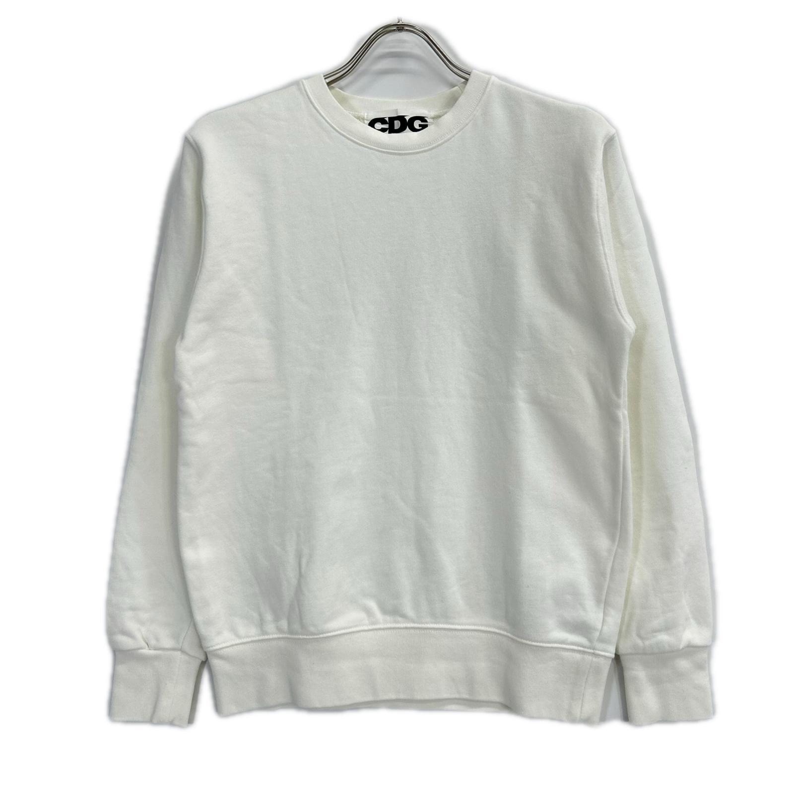 シーディージー SZ-T002 ホワイト バックロゴ スウェット S