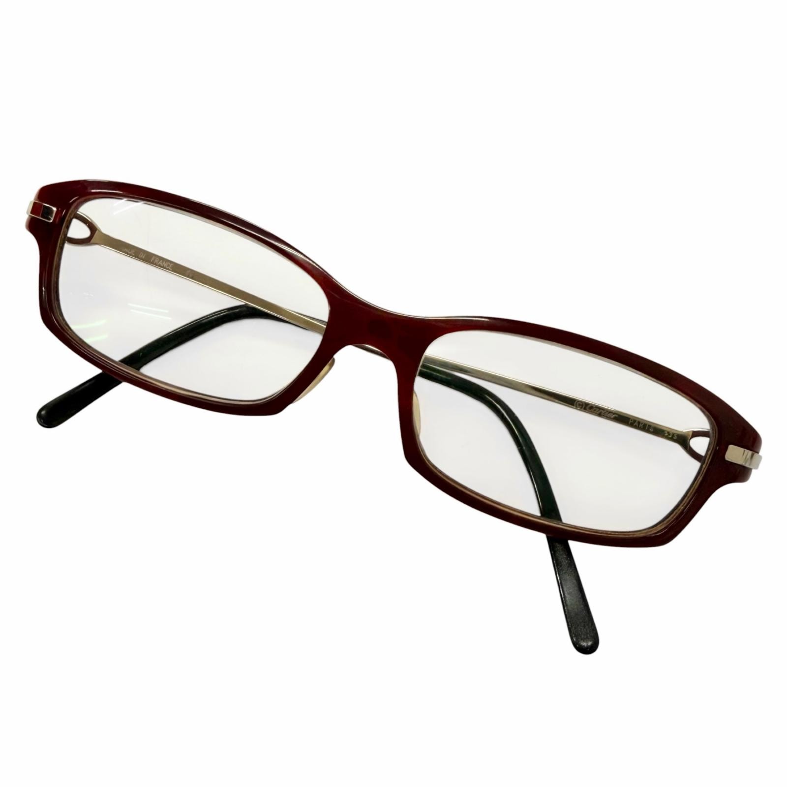 良品 カルティエ メガネ C ドゥ カルティエ メンズ