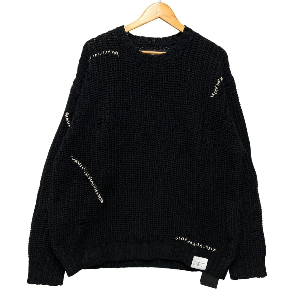 NEIGHBORHOOD ネイバーフッド 24SS SAVAGE CREWNECK SWEATER サベージ クルーネック ニットセーター 53202