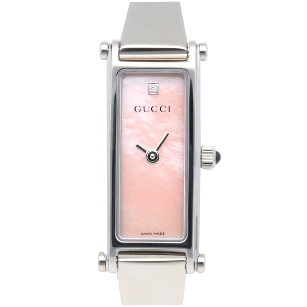 GUCCI グッチ 134.5 Gバルーン 3Pダイヤ バングルウォッチ クォーツ レディース 腕時計 正規品 / C1055 GUCCI - GUCCI グッチ 134.5 Gバルーン 3Pダイヤ バングルウォッチ