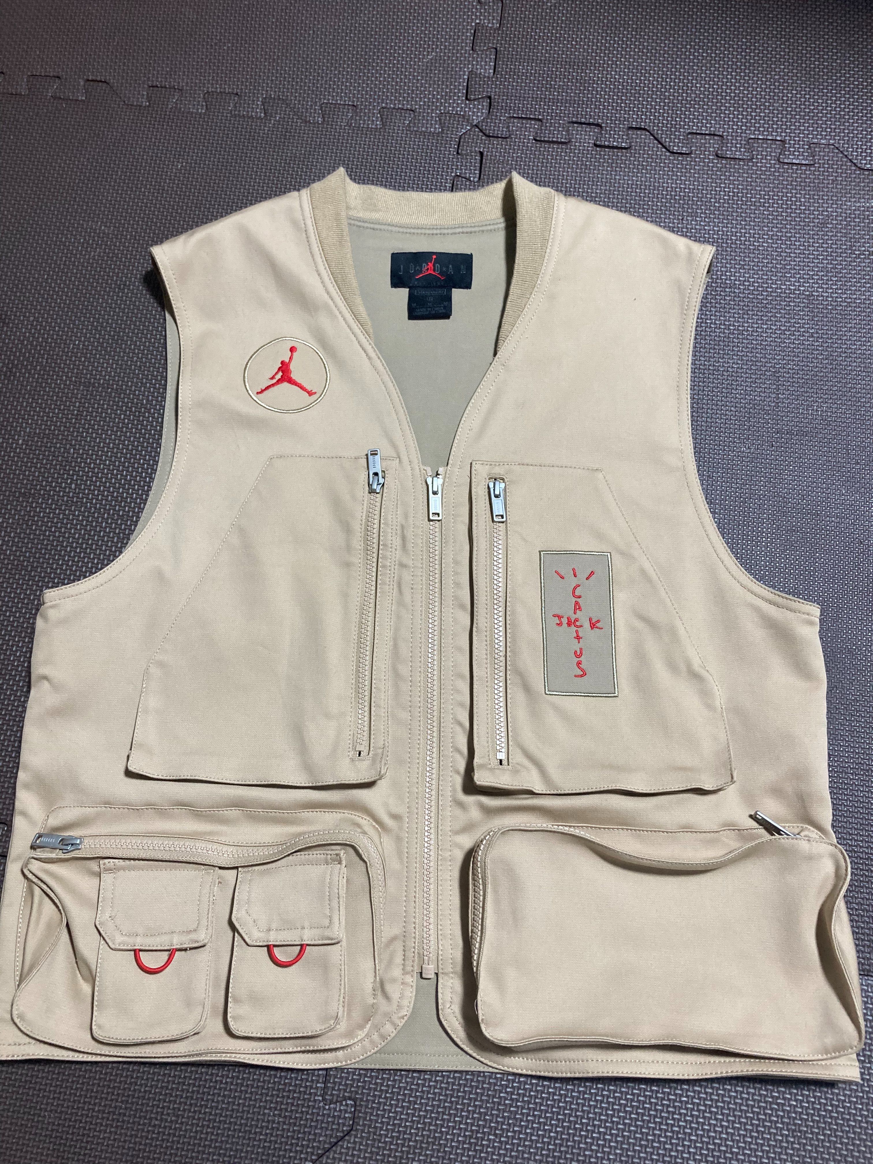 Air Jordan x Travis Cactus Jack Utility Vest "Khaki Desert"